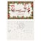 Hoffmaster 10" x 14" Holiday Ornaments Gift Certificate Paper Placemats 1000 PK 311143 - alternate 1